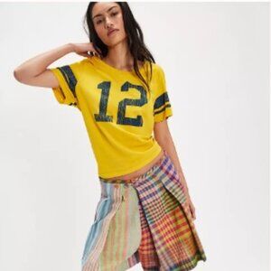 Free People, Throwback Sports Tee, XS, S, NWT